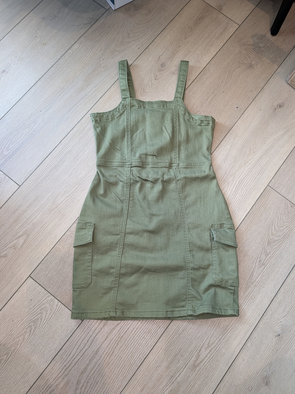 Art Class Green Denim Dress
